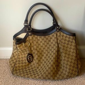 Gucci canvas large SukeyTote